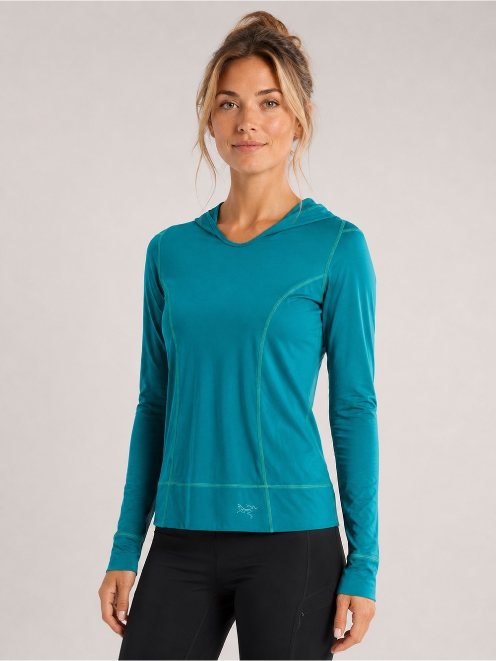 Arc’teryx Escala Pullover Teal Sun Hoodie | Women’s Medium | Trail Running Hike